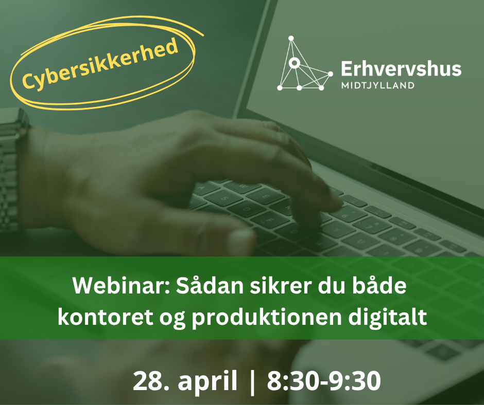 Arrangementskalender cybersikkerhed Erhvervshus Midtjylland